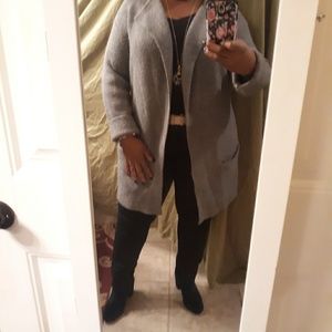 Grey cardigan/jacket